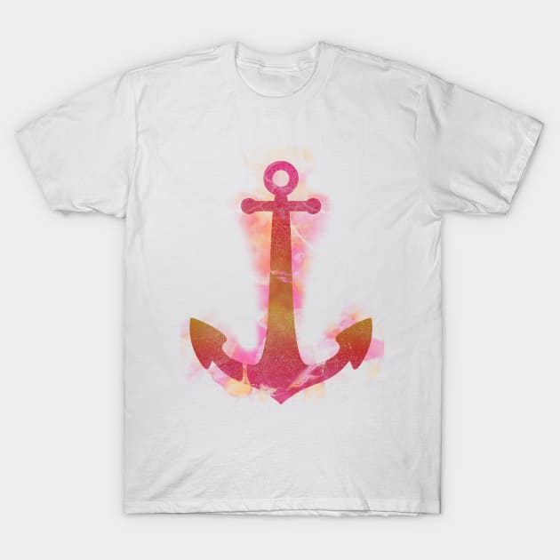 Anchored (Pink) T-Shirt by Not Meow Designs 